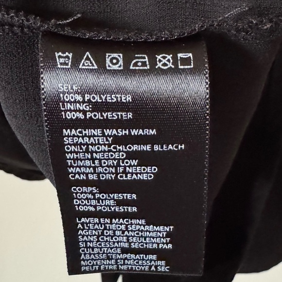 SILENCE & NOISE STRAPPY PEPLUM LOWCUT AND CROPPED TANK BLACK SIZE SMALL - Picture 7 of 8